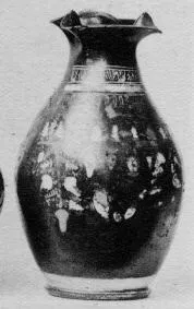 OINOCHOE (SOUTH ITALIAN, GNATHIAN, BLACK GLAZE)
