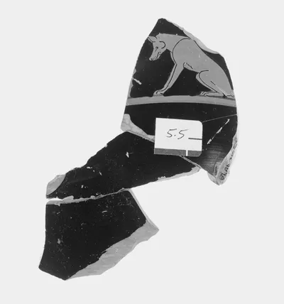 Attic Red-Figure Stamnoid Fragment (comprised of 4 Joined Fragments)