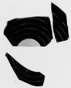 CUP, FRAGMENTS (ATHENIAN, BLACK-FIGURE)