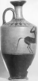 LEKYTHOS (ATHENIAN, BLACK-FIGURE)