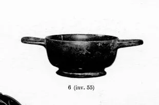 SKYPHOS (SOUTH ITALIAN, CAMPANIAN, BLACK GLAZE)