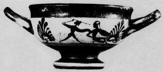 SKYPHOS (ATHENIAN, BLACK-FIGURE)