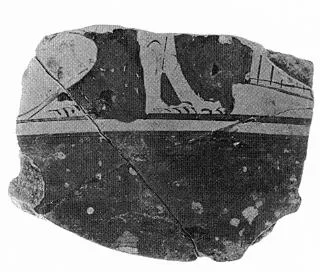 LEKYTHOS, FRAGMENT (ATHENIAN, RED-FIGURE)