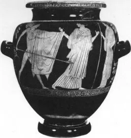 STAMNOS (ATHENIAN, RED-FIGURE)