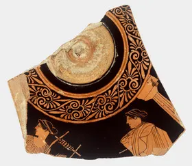 LEKANIS, FRAGMENT (ATHENIAN, RED-FIGURE)