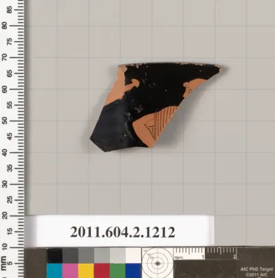 Terracotta fragment from a kantharos: head vase