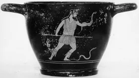 SKYPHOS (ATHENIAN, RED-FIGURE)