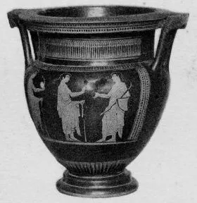 KRATER, COLUMN (ATHENIAN, RED-FIGURE)