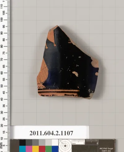 Terracotta fragment of a lekythos (oil flask)