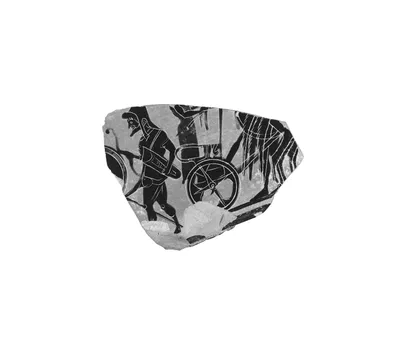 Attic Black-Figure Volute Krater Fragment