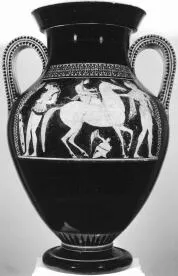 AMPHORA, BELLY, TYPE A (ATHENIAN, RED-FIGURE)