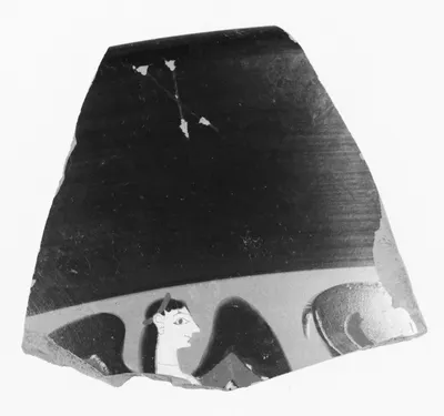 Attic Black-Figure Siana Cup Fragment
