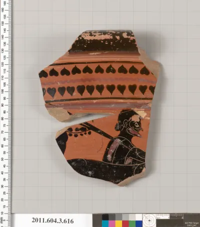 Terracotta fragment of a calyx-krater (bowl for mixing wine and water)