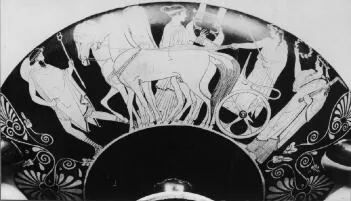 CUP B (ATHENIAN, RED-FIGURE)