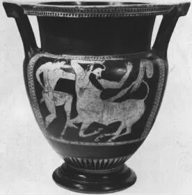 KRATER, COLUMN (ATHENIAN, RED-FIGURE)