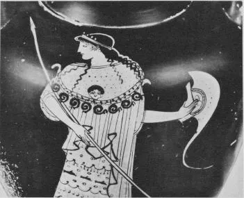 AMPHORA, NECK (ATHENIAN, RED-FIGURE)