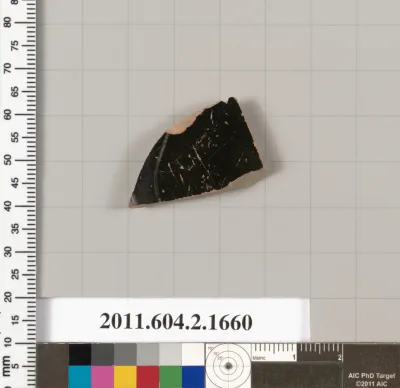 Terracotta fragment of a skyphos (deep drinking cup)