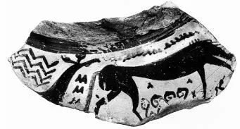 AMPHORA, NECK, FRAGMENT (PROTOATTIC)