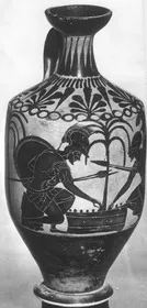 LEKYTHOS (ATHENIAN, BLACK-FIGURE)