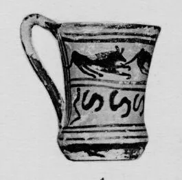 PITCHER (ATHENIAN GEOMETRIC, SILHOUETTE)