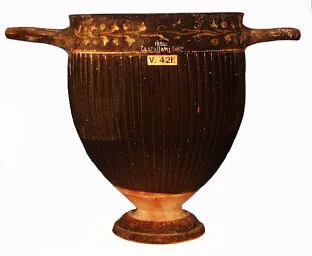 SKYPHOS (SOUTH ITALIAN, GNATHIAN, ADDED COLOUR)