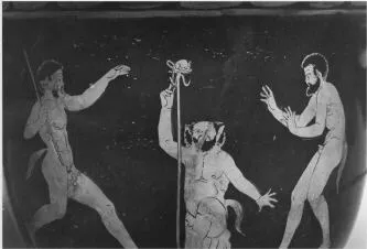 KRATER, BELL (SOUTH ITALIAN, LUCANIAN, RED-FIGURE)