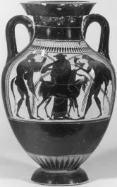AMPHORA, BELLY, TYPE B (ATHENIAN, BLACK-FIGURE)