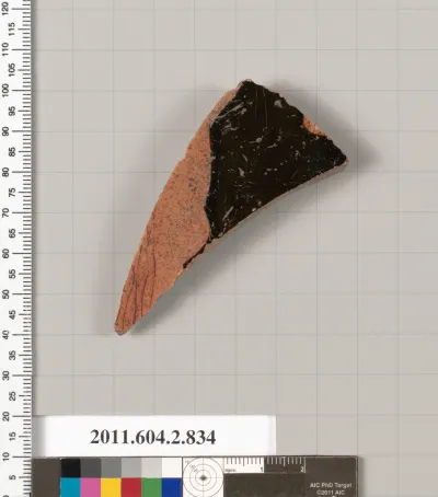 Terracotta fragment of a bell-krater (bowl for mixing wine and water)