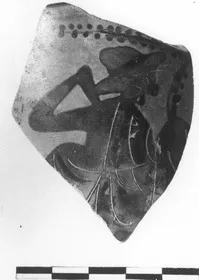 LEKYTHOS, FRAGMENT (ATHENIAN, BLACK-FIGURE)