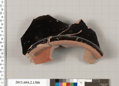 Terracotta fragment of a skyphos (deep drinking cup)