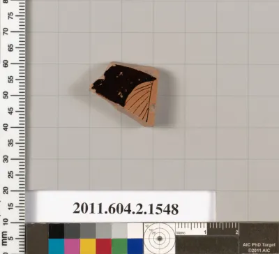 Terracotta fragment of a skyphos (deep drinking cup)