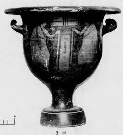 KRATER, BELL (SOUTH ITALIAN, APULIAN, RED-FIGURE)