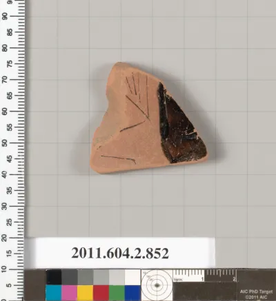 Terracotta fragment of a bell-krater (bowl for mixing wine and water)