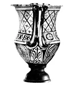 KRATER, COLUMN (ETRUSCAN, RED-FIGURE)