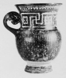 OINOCHOE (SOUTH ITALIAN, GNATHIAN, BLACK GLAZE)