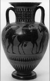AMPHORA, NECK (ATHENIAN, BLACK-FIGURE)