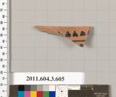 Terracotta fragment of a column-krater (bowl for mixing wine and water)