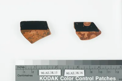 Group of Attic Red-Figure Coral-Red Phiale Fragments (21)