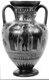 AMPHORA, NECK (ATHENIAN, BLACK-FIGURE)