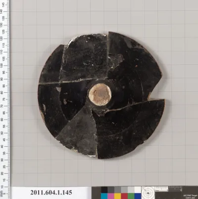 Terracotta fragment of a kylix (drinking cup)