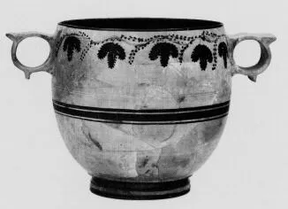 KANTHAROS (BOEOTIAN, CABIRION WARE, BLACK-FIGURE)