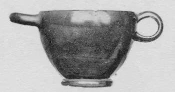 SKYPHOS (ATHENIAN, BLACK GLAZE)
