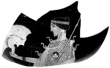 HYDRIA, FRAGMENT (ATHENIAN, RED-FIGURE)