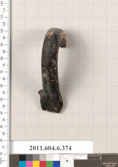 Terracotta fragment of an undetermined shape