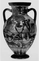 AMPHORA, NECK (ATHENIAN, BLACK-FIGURE)