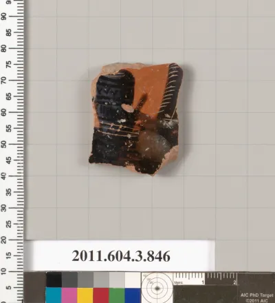 Terracotta fragment of a lekythos (oil flask)