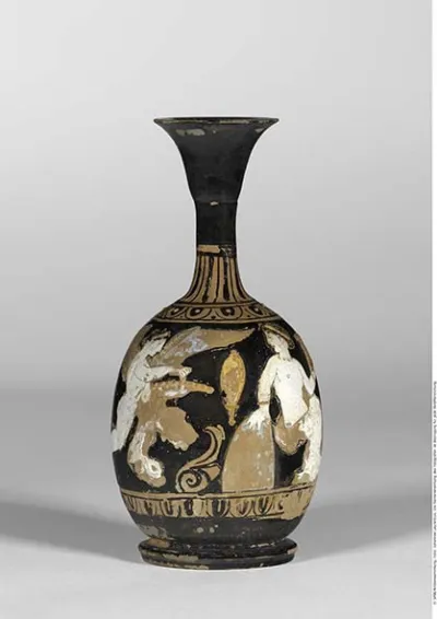 Attisch rotfigurige Bauchlekythos