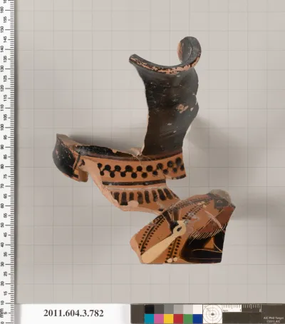 Terracotta fragment of an oinochoe (jug)