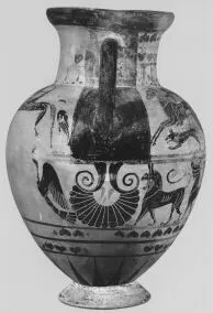 AMPHORA, NECK (PONTIC, BLACK-FIGURE)