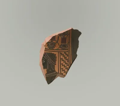 Fragment of a terracotta amphora (jar)